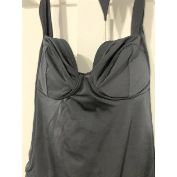 We Are HAH Swimsuit Bodysuit Free People Pull It Thru Bodycon Black Medium New - Picture 3 of 9